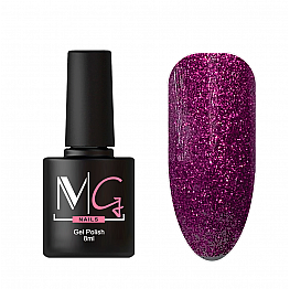 Гель-лак MG №106 (Violet Glitter), 8 мл
