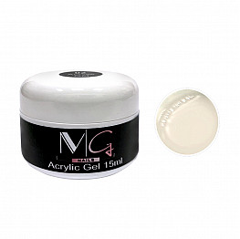 Акригель MG Nails Acrylic Gel №02 White, 15 мл 