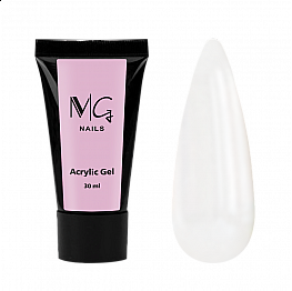 Акригель MG Nails Acrylic Gel №01 Clear, 30 мл 