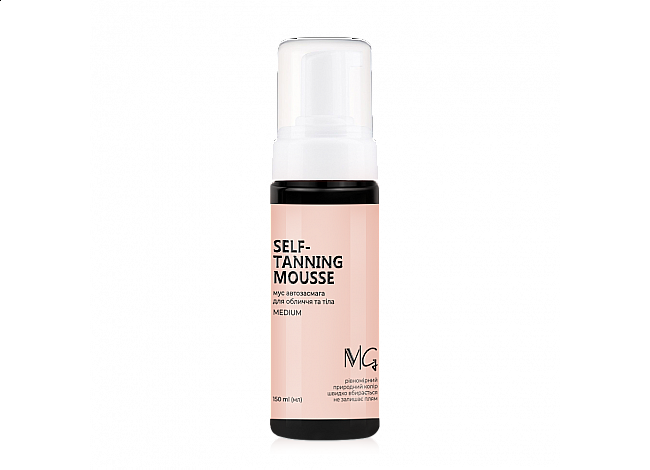 Мус автозасмага для обличчя та тіла MEDIUM, MG Self-tanning mousse, 150 мл