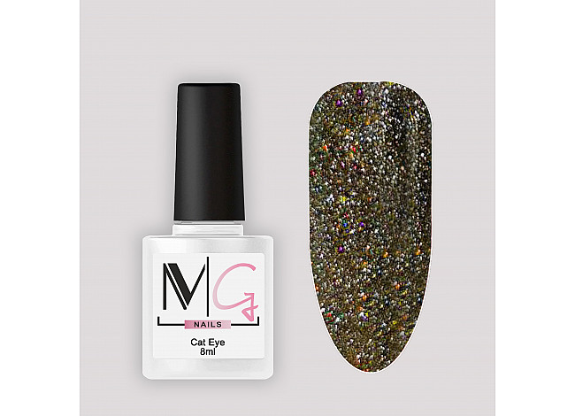 Гель-лак MG Nails Cat`s eye Shine№09, 8 мл