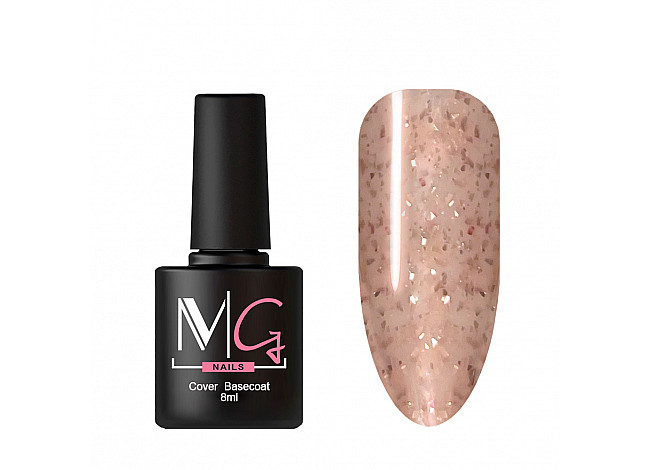 Камуфлирующее базовое покрытие MG Nails Cover Base №51, 8 мл