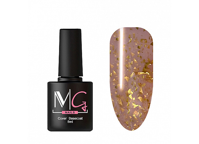 Камуфлирующее базовое покрытие MG Nails Cover Base №58, 8 мл