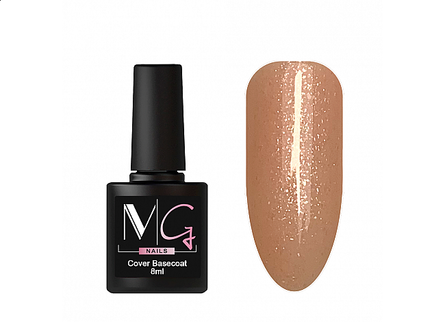 Камуфлирующее базовое покрытие MG Nails Cover Base №12, 8 мл