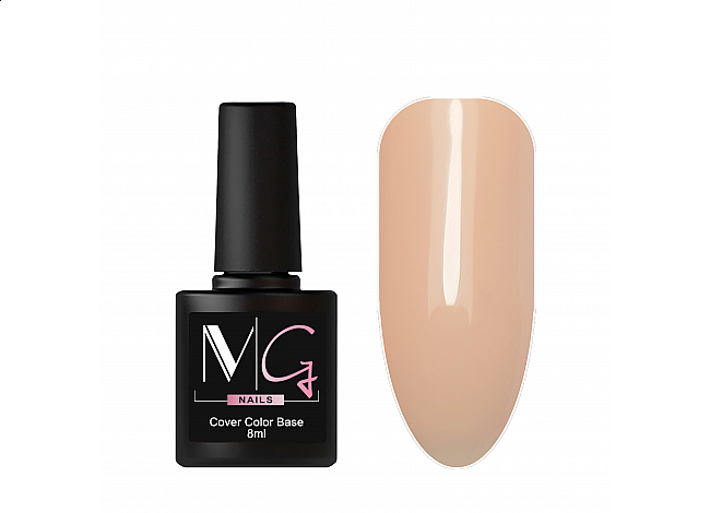  Камуфлирующая цветная база MG Nails Cover Base №19, 8 мл