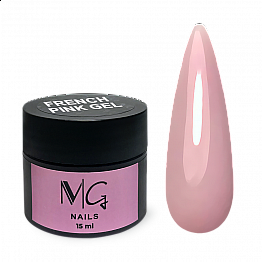 Гель камуфлюючий для нарощування MG Gel Pink, 15 мл