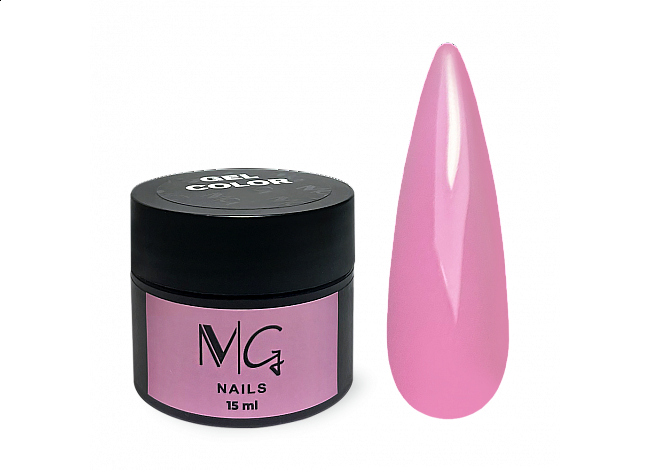 Гель цветнойMG Color Gel 01, 15 мл (розовый)