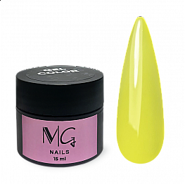 Гель кольоровий MG Color Gel 02, 15 мл (жовтий)