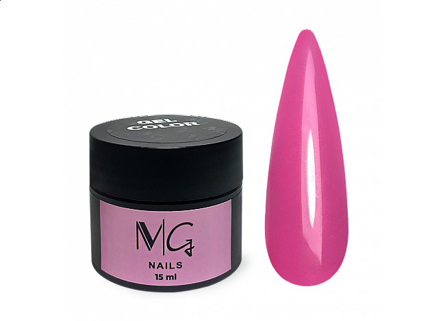 Гель цветнойMG Color Gel 04, 15 мл (малиновый)