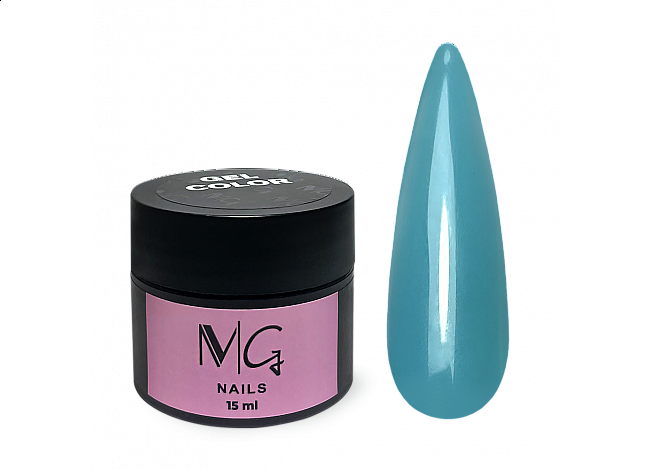 Гель кольоровий MG Color Gel 05, 15 мл (бірюзовий)