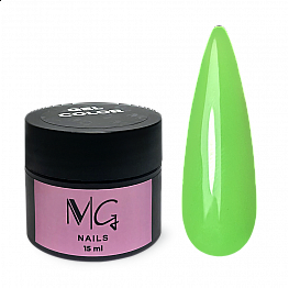 Гель кольоровий MG Color Gel 06, 15 мл (салатовий)