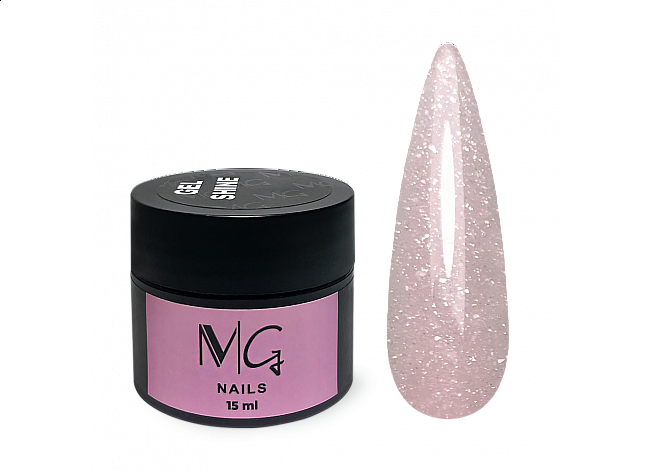 Гель світловідбиваючий MG Shine Gel 05, 15 мл (Pink)