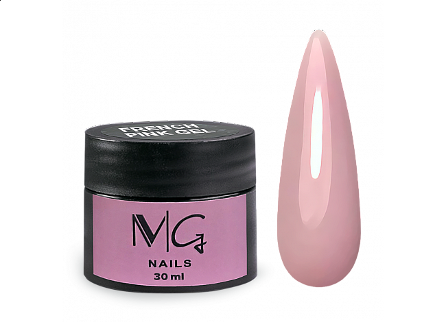 Гель камуфлирующий для наращивания MG Gel Pink, 30 мл