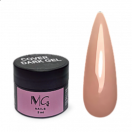 Гель камуфлюючий для нарощування MG Gel Dark, 5 мл