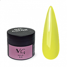 Гель кольоровий MG Color Gel 02, 5 мл (жовтий)