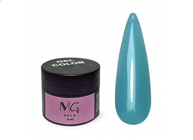 Гель кольоровий MG Color Gel 05, 5 мл (бірюзовий)