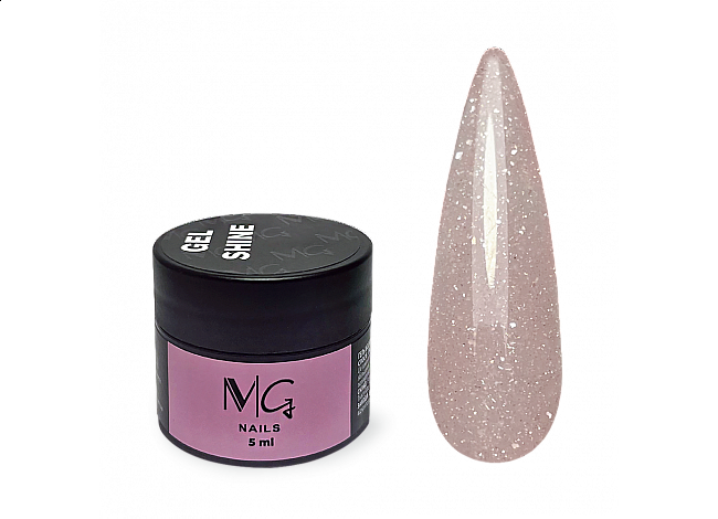 Гель светоотражающий MG Shine Gel 02, 5 мл (Blush)