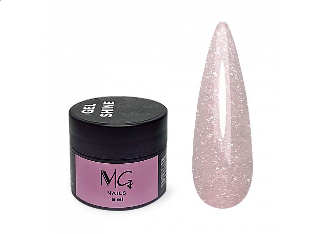 Гель светоотражающий MG Shine Gel 05, 5 мл (Pink)