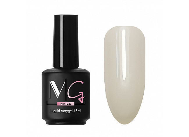 Жидкий акригель MG Nails 02 White, 15 мл