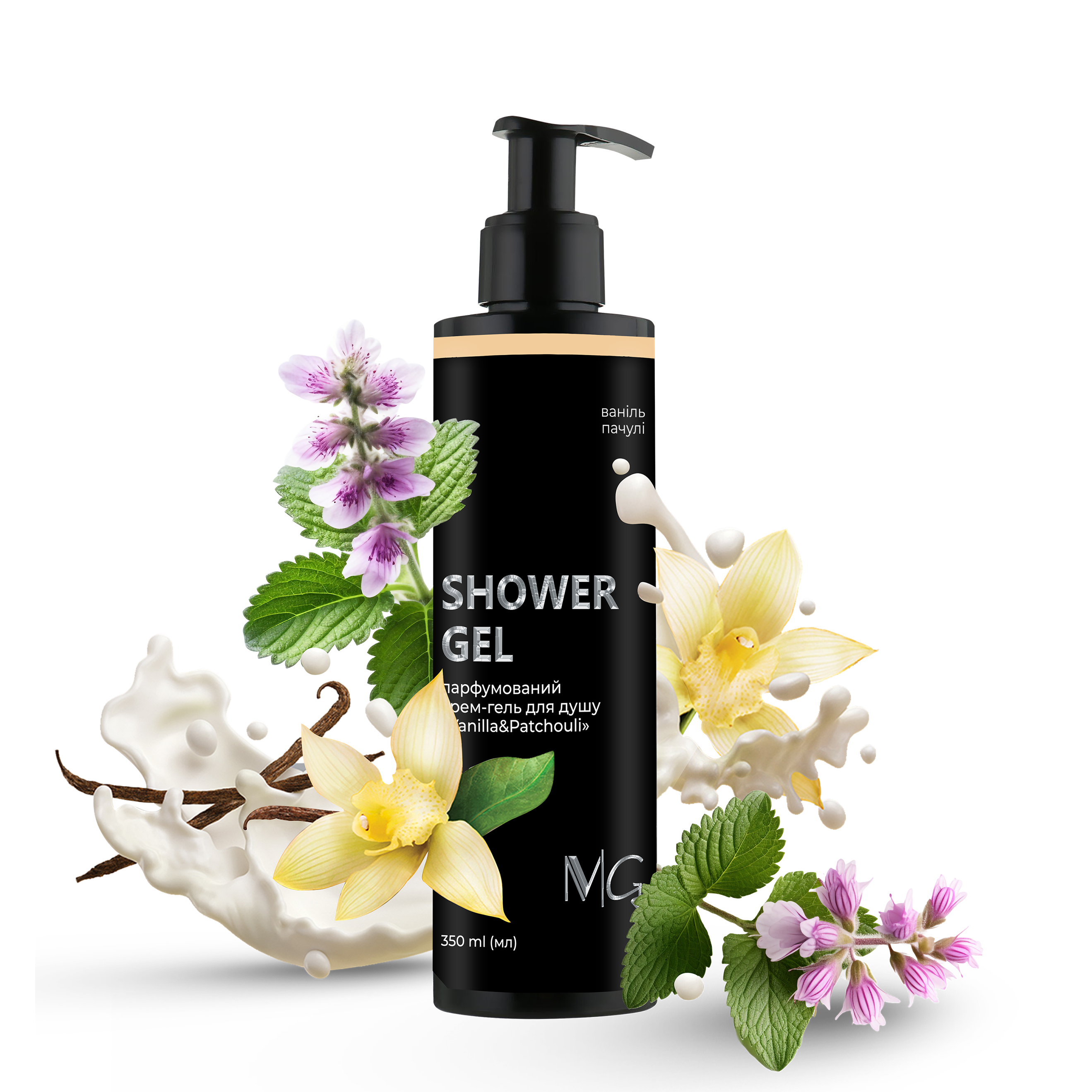 Парфумированный крем-гель для душа "Vanilla&Patchouli" MG, 350 мл